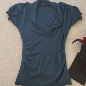 Dark Blue Blouse